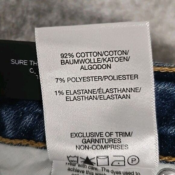 Silver Jeans Sure Thing Long Short 6.5' Universal Fit High Rise Short Size 31 - Picture 5 of 7